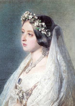 Victoria’s wedding portrait 