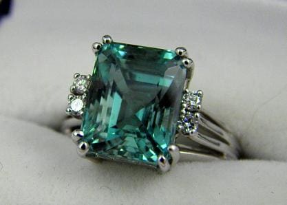 Aqua Cocktail Ring