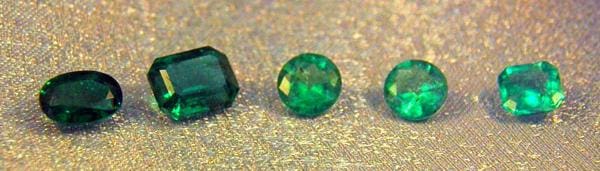 gems from the Columbian emerald mines