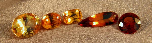 Orange Garnet: Spessartite and Hessonite