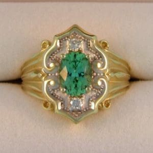 Italian Design Tourmaline Ring