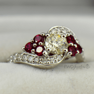 diamond ruby dream ring