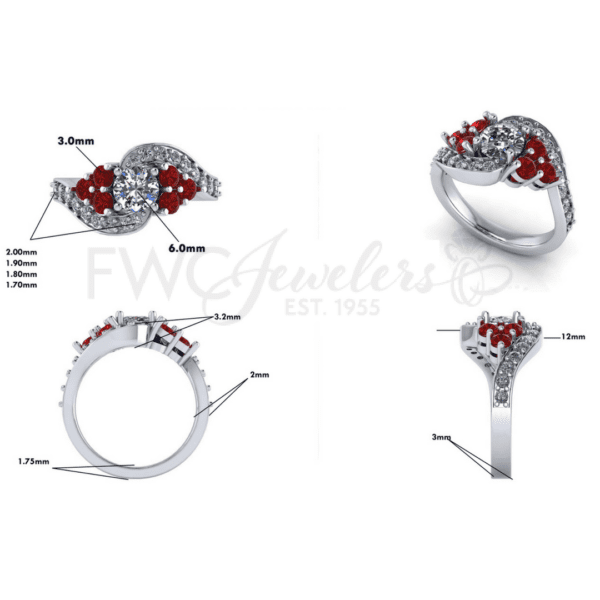 diamond ruby dream ring design sheet