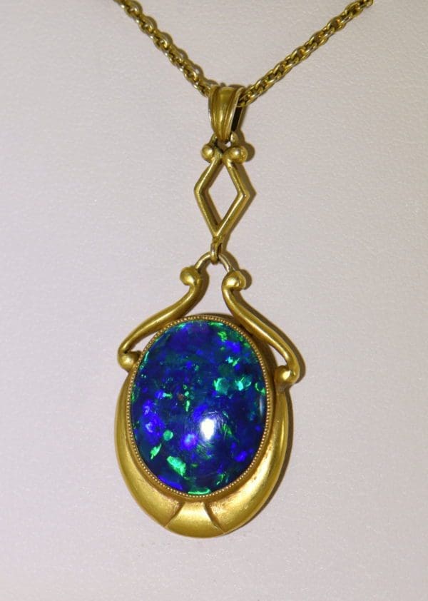 Gina Nouveau Black Opal Necklace 1.JPG