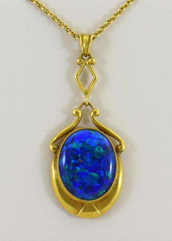 Gina Nouveau Black Opal Necklace 2.JPG