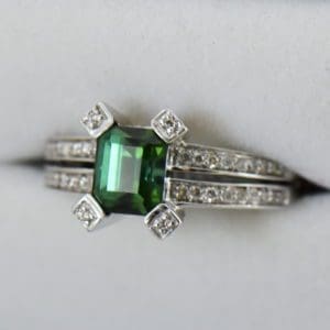 modern estate emerald cut green tourmaline ring 4.JPG