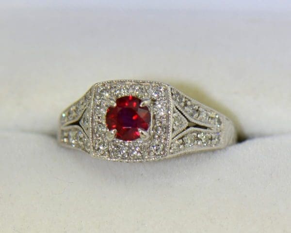 Vintage Style Halo Ruby Ring.JPG