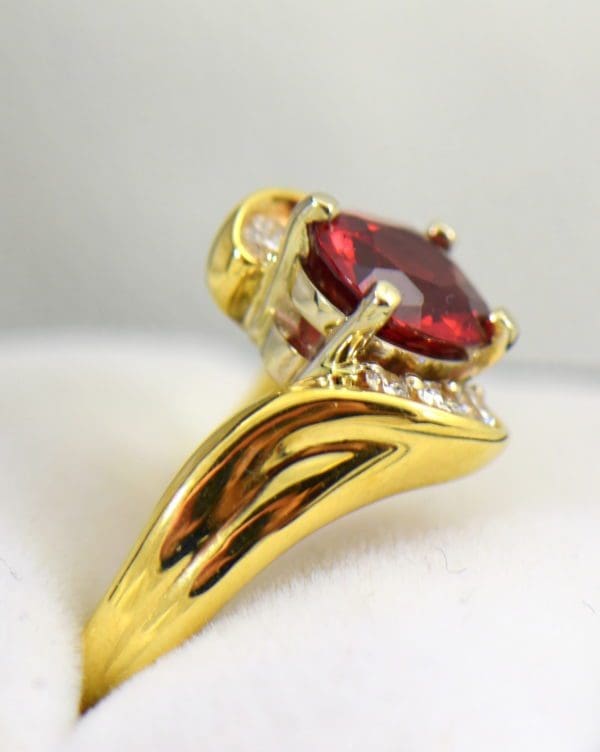 2ct Burmese Red Spinel in 18k yellow gold ring 2.JPG
