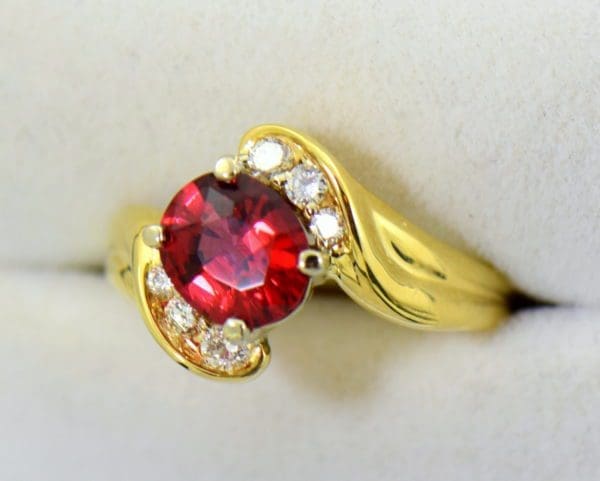2ct Burmese Red Spinel in 18k yellow gold ring 4.JPG