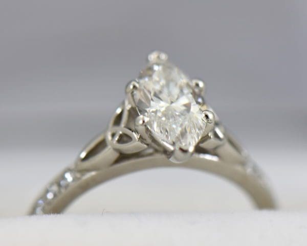 GIA 1.15ct F VS2 Marquise Diamond Ring in platinum with celtic details 4.JPG