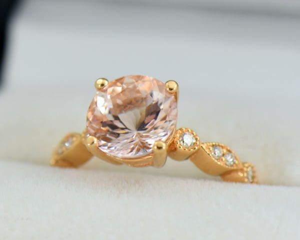 18k rose gold round moissanite engagement ring 2.JPG