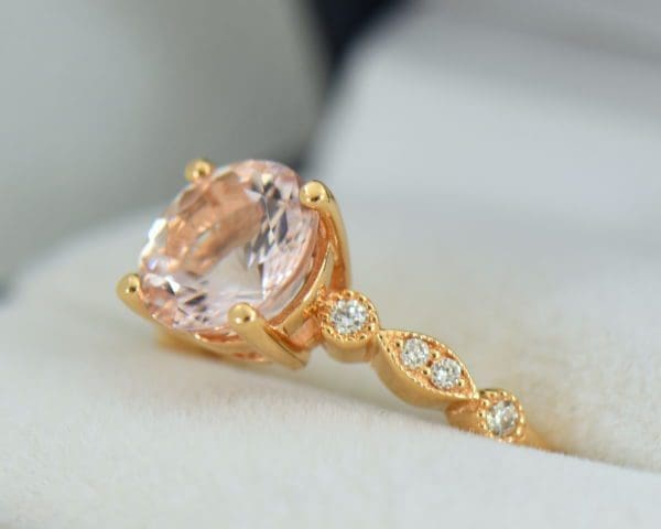 18k rose gold round moissanite engagement ring 3.JPG
