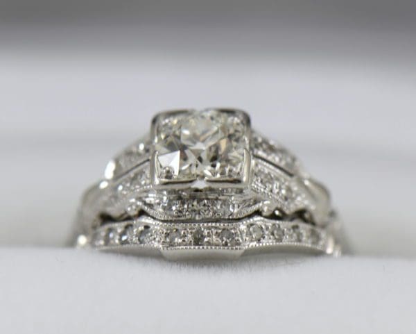 G Art Deco Engagement Ring with Custom Diamond Shadow Wedding Band 3.JPG