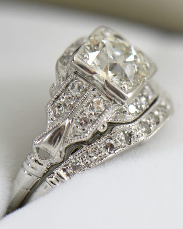 G Art Deco Engagement Ring with Custom Diamond Shadow Wedding Band 4.JPG