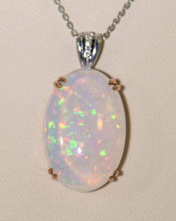 Huge Pinfire Crystal Opal Diamond Pendant in White Rose Gold 2.JPG