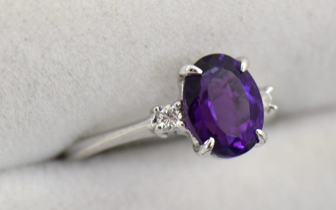 Amethyst Engagement Rings Purple Engagement Rings