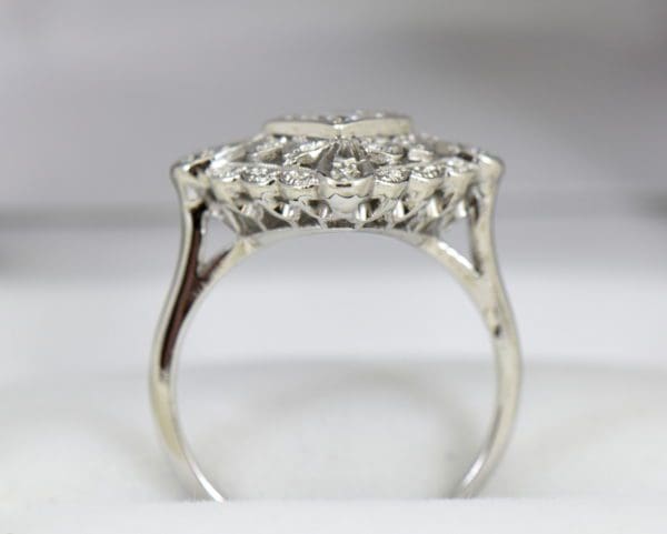 Vintage Diamond Ring .50ct Center Diamond with filigree details in white gold 6.JPG