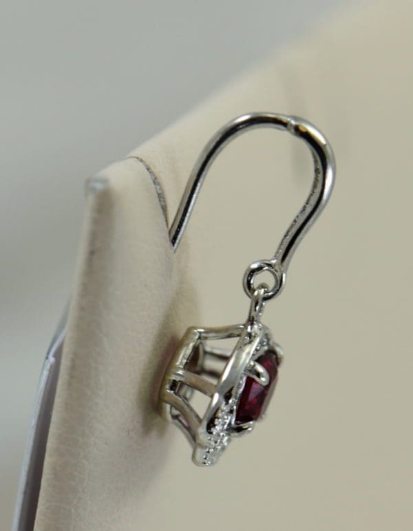 custom vintage style white gold pendant earring set with burmese jedi red spinels 7.JPG