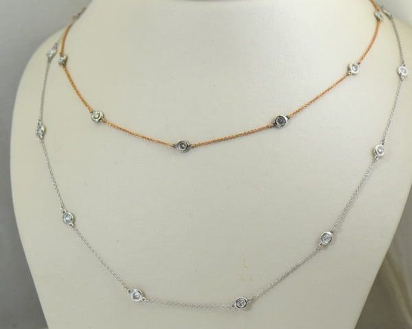Diamonds By The Yard Necklaces In White Rose Gold 2.JPG