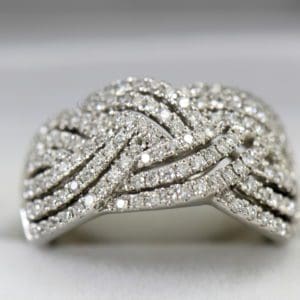 diamond right hand ring with basket weave pattern 1.37ctw white gold 4.JPG