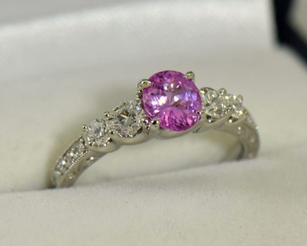 bubblegum pink sapphire engagement ring in white gold with diamonds 5.JPG