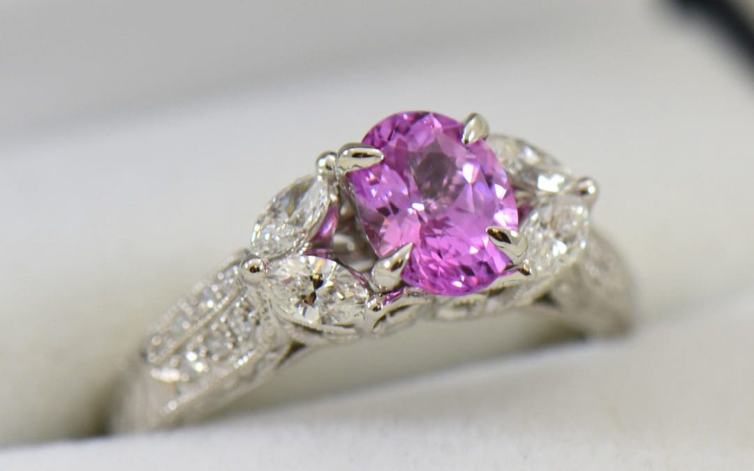 Pink Sapphire Rings Engagement