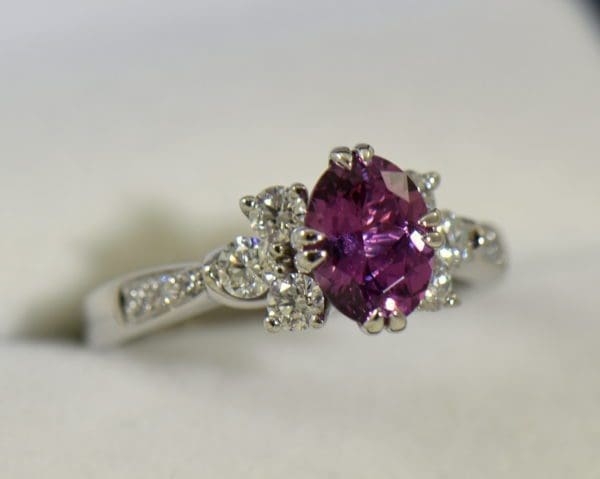 plum purple sapphire and diamond engagement ring in white gold 5.JPG