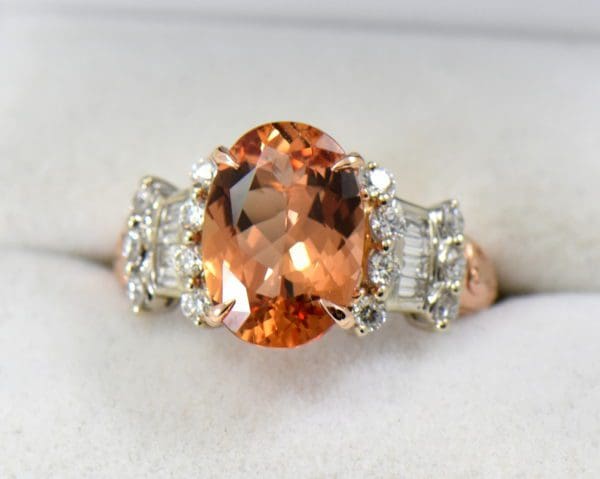 88801177 top gem sherry orange imperial topaz and diamond ring in rose gold
