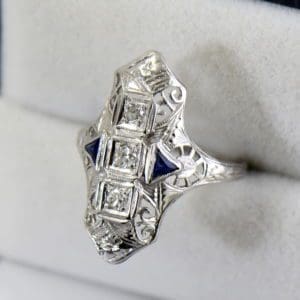 art deco dinner ring with diamond and sapphire filigree 6.JPG