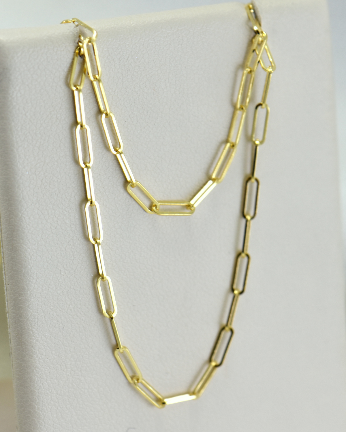 Yellow Gold Paperclip Chain - Ready to Ship | Buy Jewellery Online in South  Africa