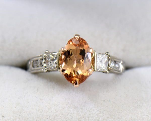 orange imperial topaz ring with princess cut diamond accents in carved white gold.JPG