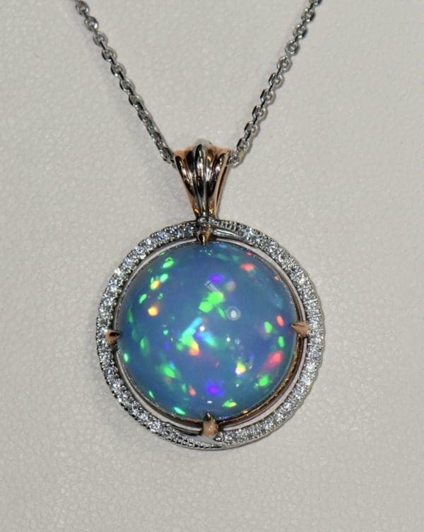 custom rose gold opal pendant with round gem opal ethiopian 2.JPG