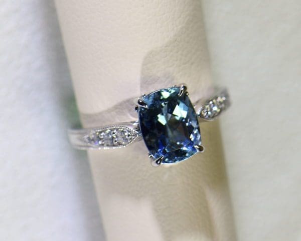 vintage inspired accented aquamarine solitaire engagement ring 6 Copy.JPG