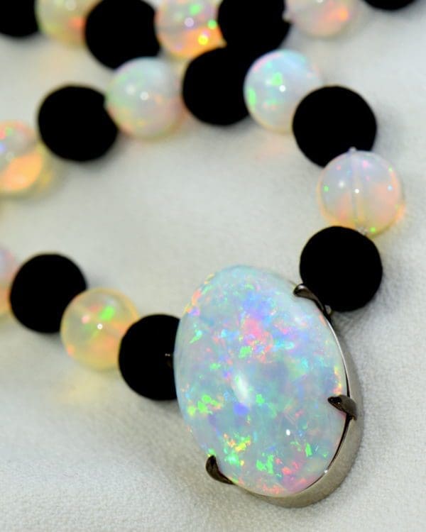 mens opal necklace with ethiopian opal beads and 35ct opal centerpiece 5.JPG