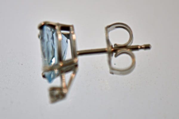 pear shape aquamarine and diamond stud earrings 3