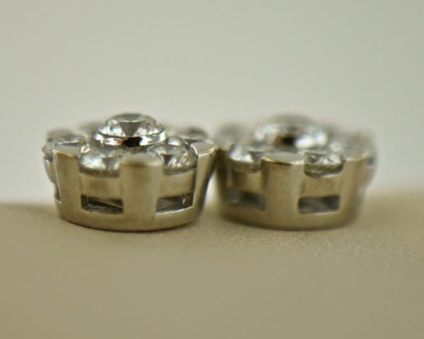 round diamond cluster stud earrings effy vs 5