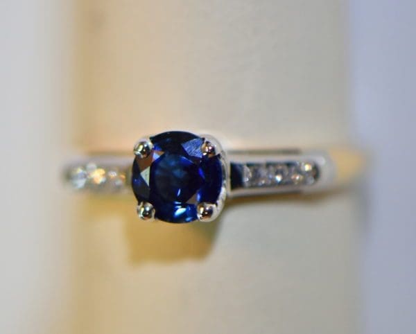 vintage blue sapphire gold engagement ring 2.JPG