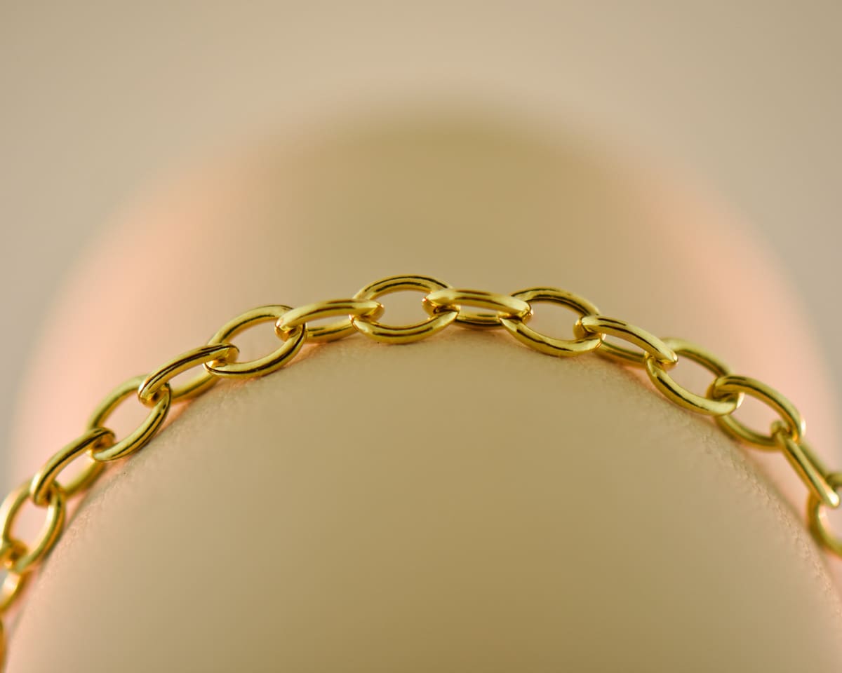 Heart Diamond Charm Bracelet In 14K White Gold