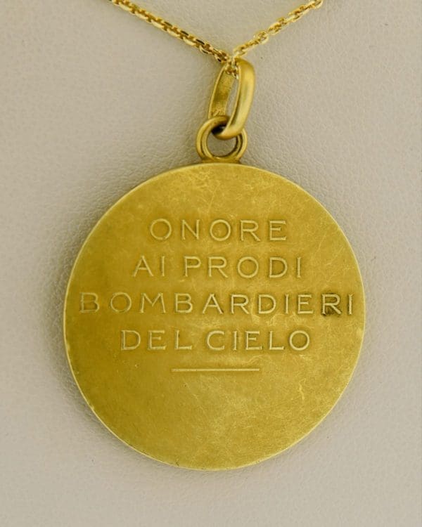 world war one flying ace bomber medal caproni italian airforce pendant 2