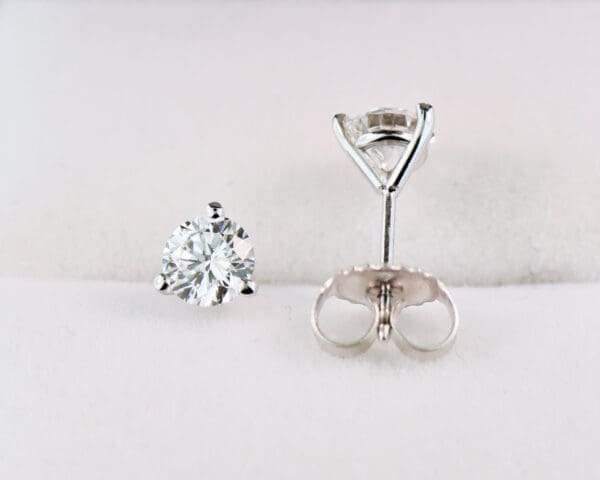 1ctw lab created diamond martini stud earrings 2