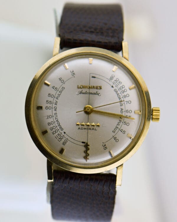 vintage longines admiral five star automatic wrist watch