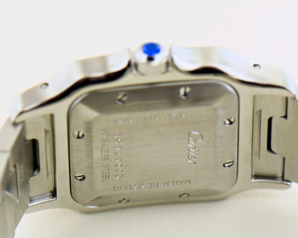 vintage stainless cartier santos automatic unisex wristwatch 4
