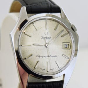 zodiac olympos swiss automatic gents wristwatch circa 1960s