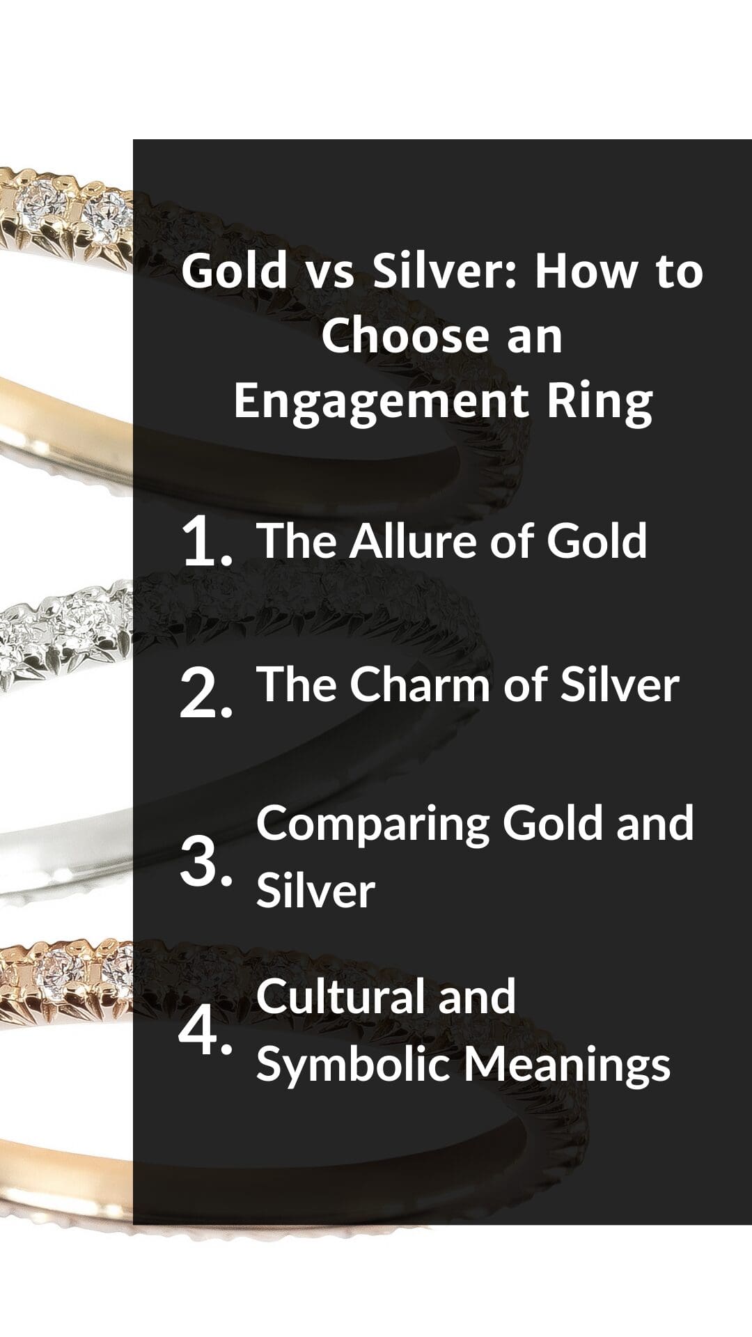 Pinterest Pin FWCJ Gold vs Silver How to Choose an Engagement Ring