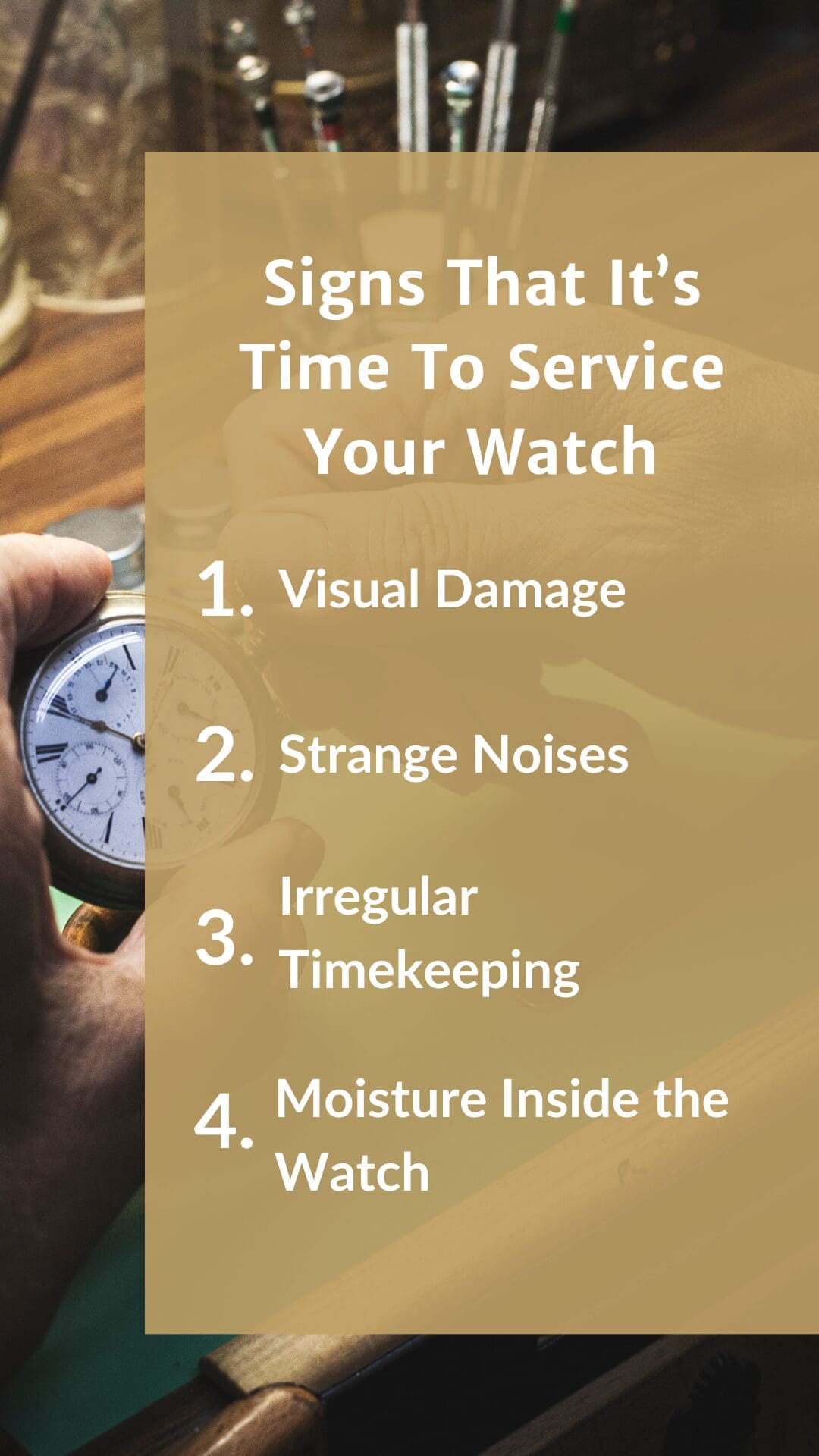 Pinterest Pin FWCJ Signs That It’s Time To Service Your Watch