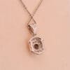 brazilian alexandrite and diamond pendant platinum 2