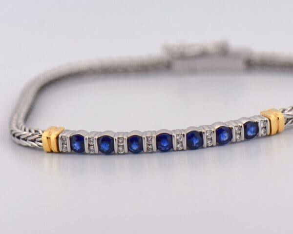 bailey banks and biddle sapphire and diamond bracelet 4