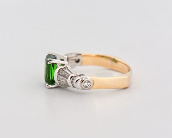 custom large chrome tourmaline and diamond ring 2