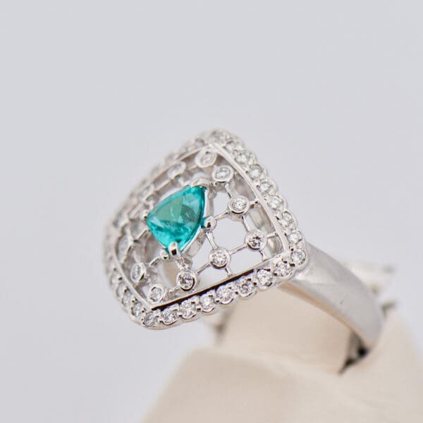 top gem teal brazilian paraiba tourmaline ring in platinum 3