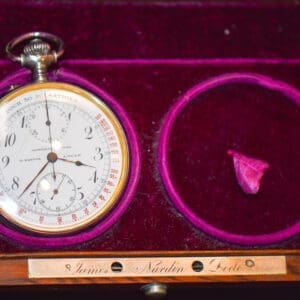 ulysse nardin doctors chronometre pocket watch in original box